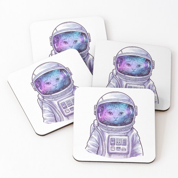 Item preview, Cat Astronaut Funny Cat Lover Space designed and sold by KD Merch.