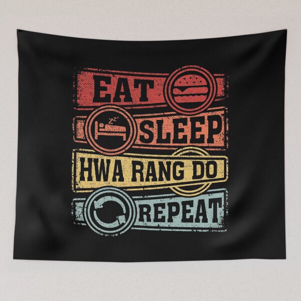 Item preview, Eat Sleep Hwa Rang Do Repeat designed and sold by GabbyKash.