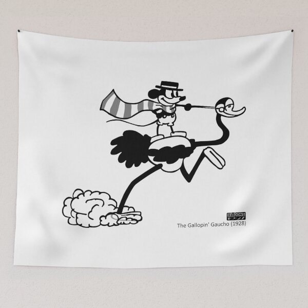 Item preview, Mickey - Riding the Ostrich (The Gallopin' Gaucho, 1928) designed and sold by eetoons1927.