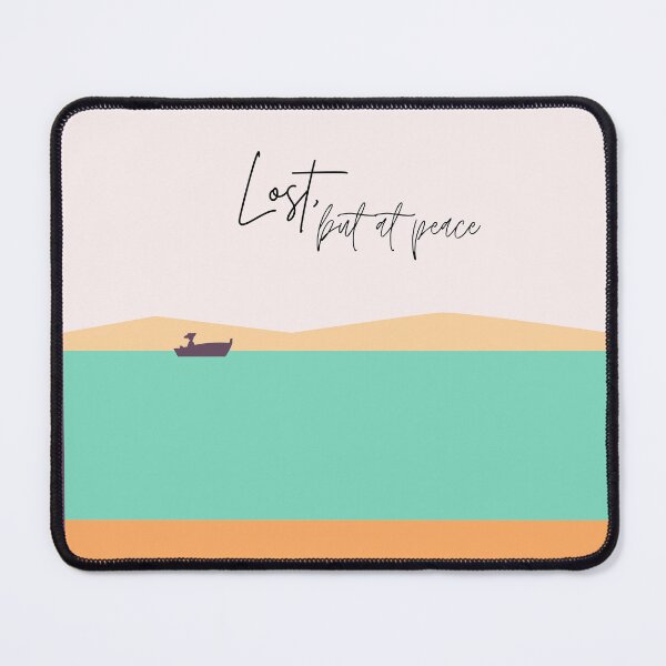 Item preview, Lost But At Peace Aesthetic | Minimal Calm Landscape Quote Design designed and sold by NA-art725.