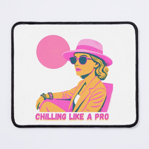 Item preview, Chilling like a Pro  designed and sold by Creative Hand Drawn Digital Art.