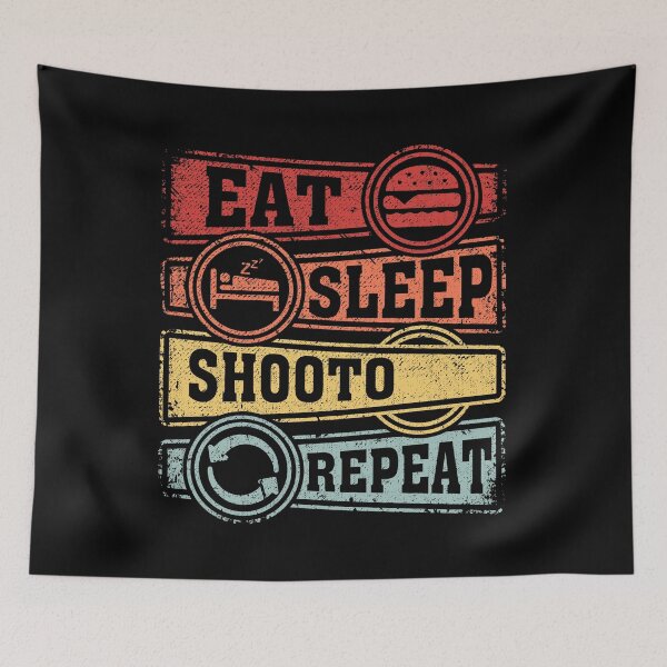 Item preview, Eat Sleep Shooto Repeat designed and sold by GabbyKash.