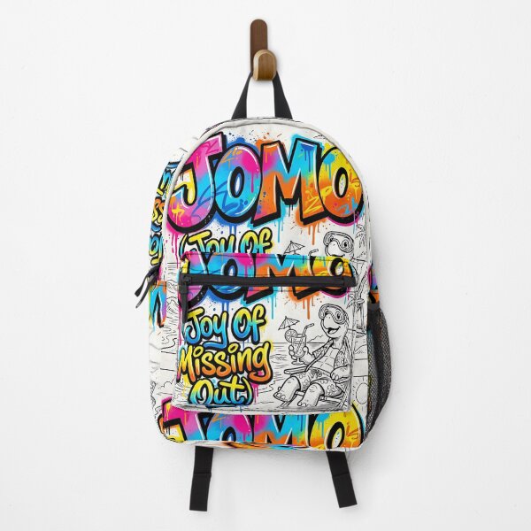 Item preview, JOMO - Joy Of Missing Out | Colorful Graffiti & Relaxing Beach Introvert Tortoise designed and sold by Drishya-Designs.