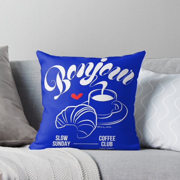Item preview, Bonjour - Slow Sunday Coffee Club designed and sold by Karry Akiba Store.