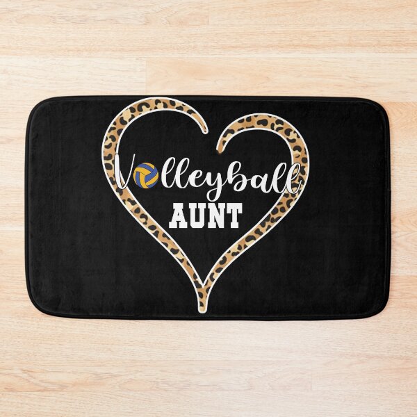 Item preview, Volleyball Aunt Leopard Heart Design designed and sold by LashondaGreen89.