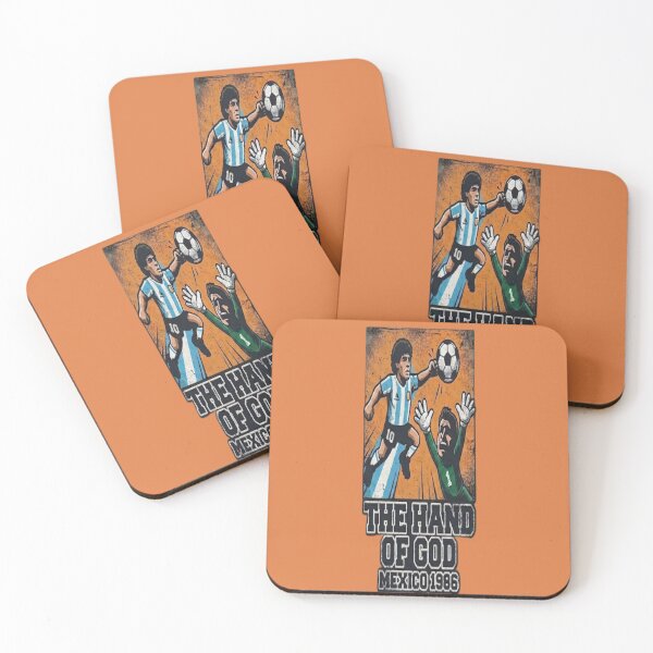 Item preview, The Hand of God - Mexico 1986 Retro Football Cartoon designed and sold by NeoGK.
