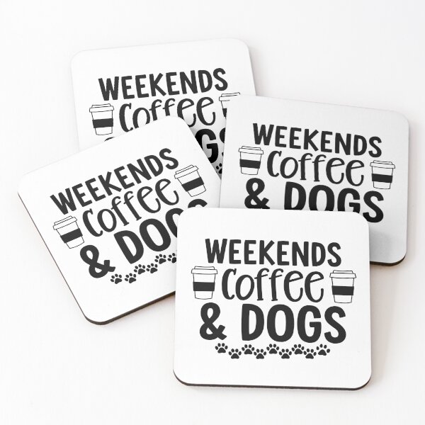 Item preview, Weekends Coffee And Dogs designed and sold by KD Merch.