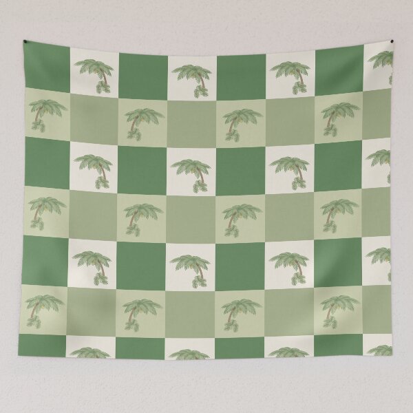 Item preview, Checkerboard of Palms: Jungle Nursery Softness designed and sold by Nekogobido.
