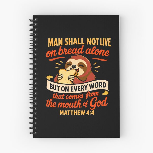 Item preview, Matthew 4:4 Man Shall Not Live On Bread Alone designed and sold by plushism.