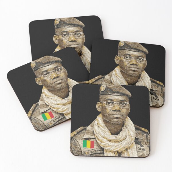 Item preview, Oil portrait - Malian officer designed and sold by Wolagno.