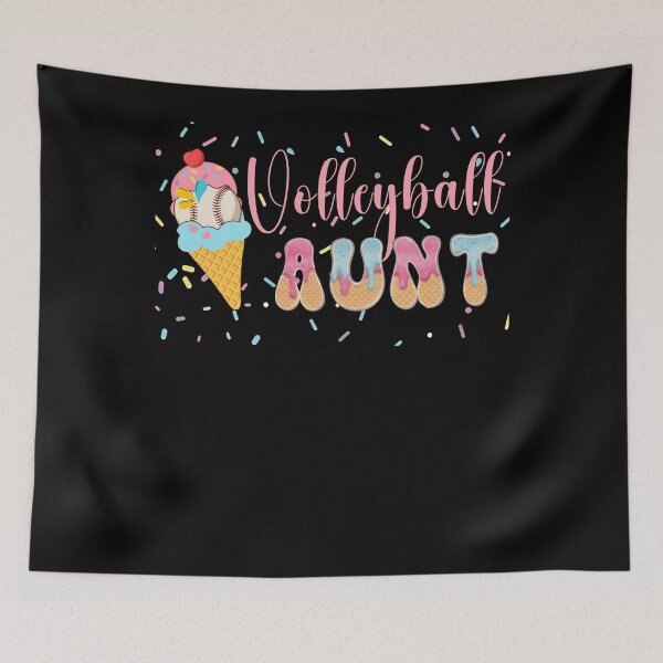 Item preview, Volleyball Aunt Ice Cream Cute Summer Design designed and sold by LashondaGreen89.
