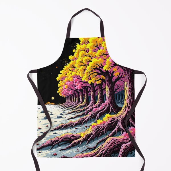 Item preview, Crimson Roots: Neon Forest Path designed and sold by Huskyyy Designs.
