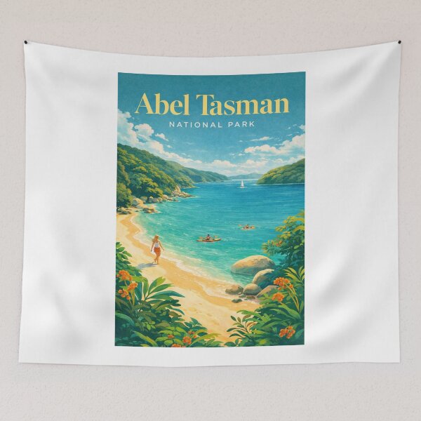 Item preview, Abel Tasman National Park Tasman Bay Anchorage Bark Bay Coastal Paradise designed and sold by Aryabek.