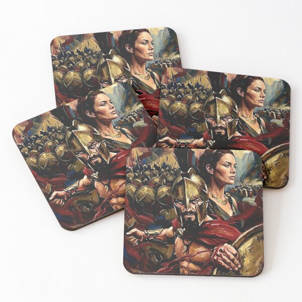 Item preview, The Spartan King: Bold Broadstroke Leonidas Art designed and sold by Art's Diner.