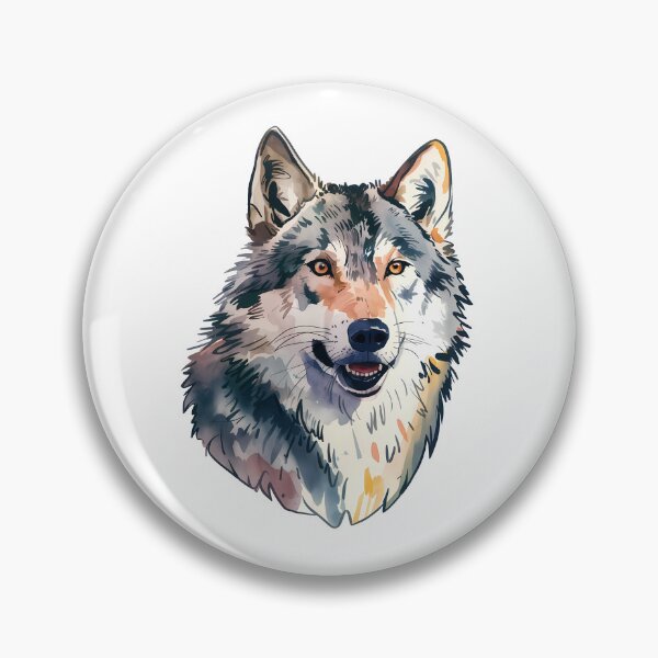 Item preview, Wolf Head Watercolor designed and sold by KD Merch.