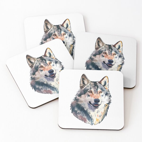 Item preview, Wolf Head Watercolor designed and sold by KD Merch.