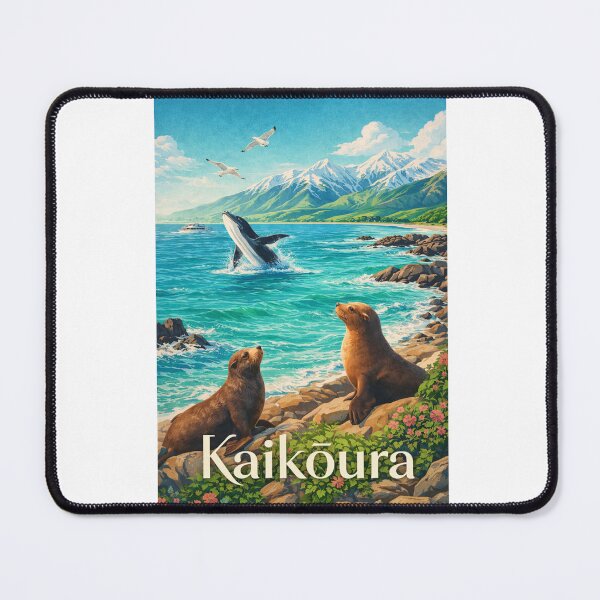 Item preview, Kaikoura New Zealand Seaward Kaikoura Whale Coast South Pacific Frontier designed and sold by Aryabek.