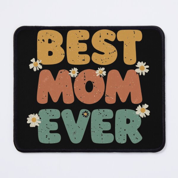 Item preview, Retro Best Mom Ever Daisy Typography - Groovy 70s Style Mother's Day Gift designed and sold by PACS0011.