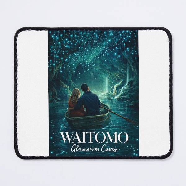 Item preview, Waitomo Glowworm Caves Ruakuri Waikato Te Kuiti Underground River Realm designed and sold by Aryabek.