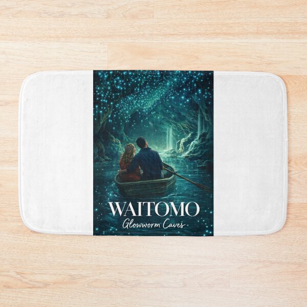 Item preview, Waitomo Glowworm Caves Ruakuri Waikato Te Kuiti Underground River Realm designed and sold by Aryabek.