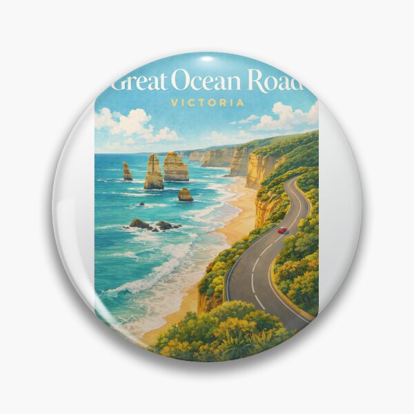 Item preview, Great Ocean Road Victoria Twelve Apostles Otway Coast Scenic Heritage Drive designed and sold by Aryabek.