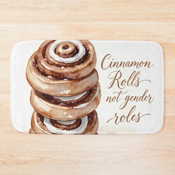 Item preview, Cinnamon Rolls Not Gender Roles – Sweet Feminist Calligraphy Design designed and sold by EmeraldeaArt.