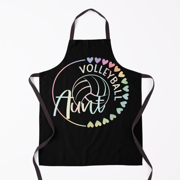 Item preview, Volleyball Aunt Pastel Heart Circle Design designed and sold by LashondaGreen89.