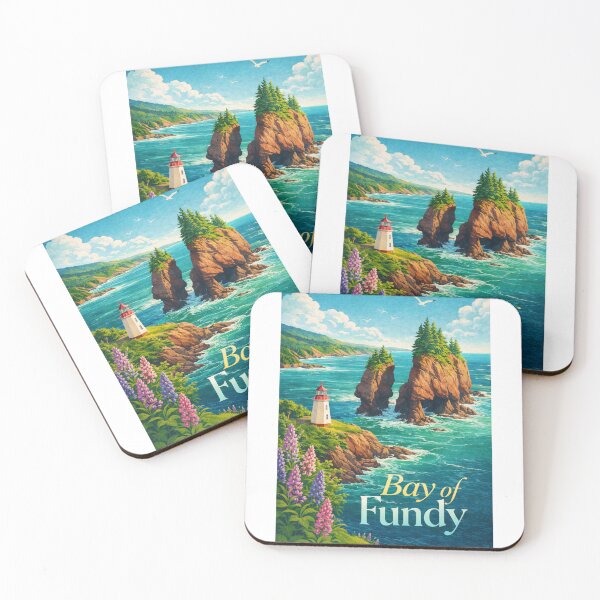 Item preview, Bay of Fundy New Brunswick Hopewell Rocks Fundy National Coastal Heritage designed and sold by Aryabek.