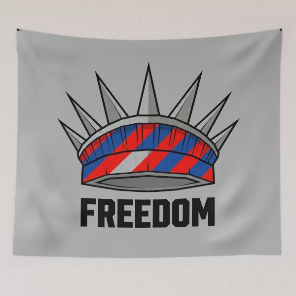 Item preview, Brutalist Liberty Crown Bold July 4th Freedom Streetwear designed and sold by Cozy-Old-Pub.