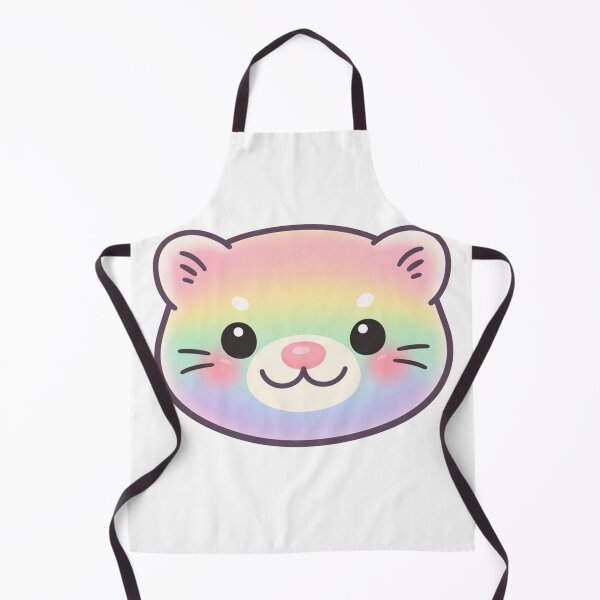 Item preview, Rainbow Pastel Kawaii Otter Face designed and sold by Owcomm.