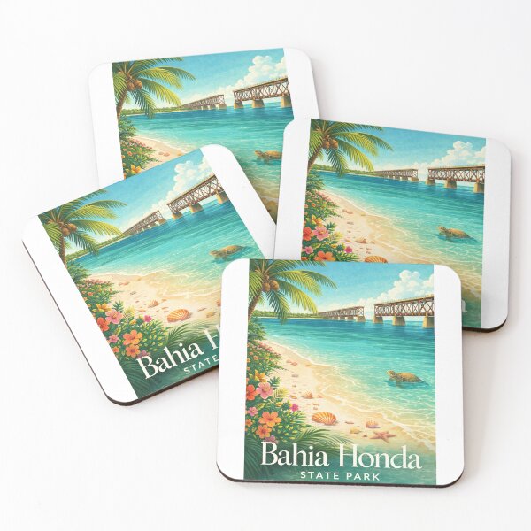 Item preview, Bahia Honda State Park Florida Keys Overseas Railroad Bahia Channel Paradise designed and sold by Aryabek.