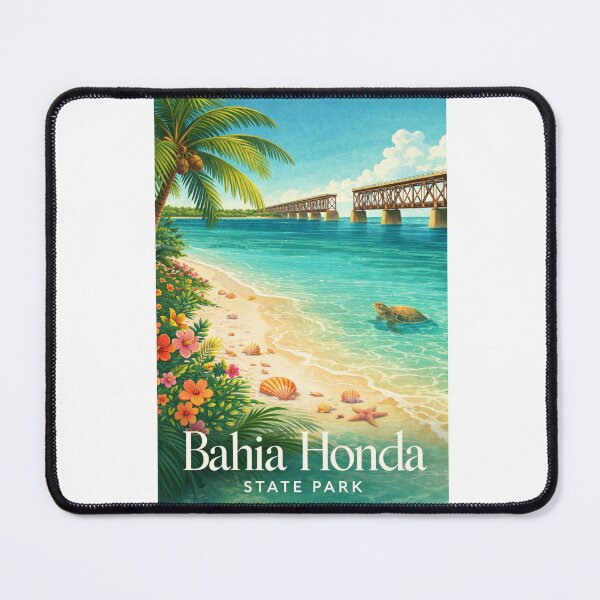 Item preview, Bahia Honda State Park Florida Keys Overseas Railroad Bahia Channel Paradise designed and sold by Aryabek.