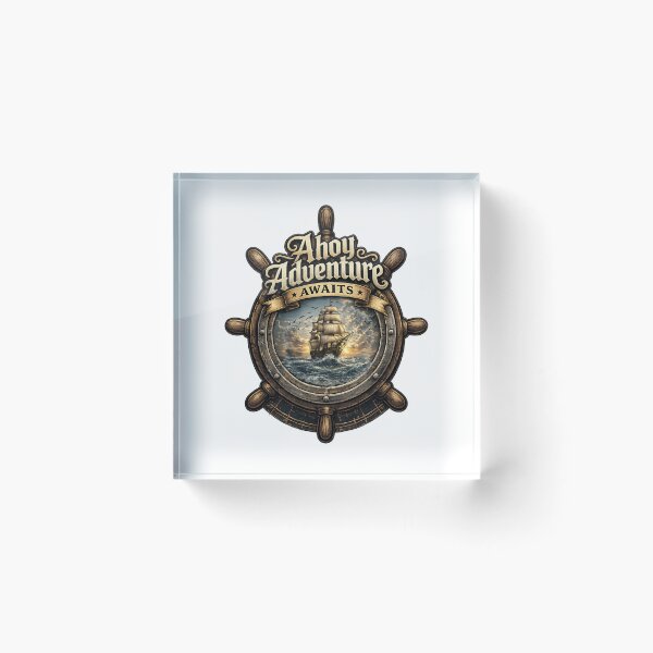 Item preview, Vintage Sailing Ship – Nautical Ocean Adventure Design designed and sold by Aimetoi.
