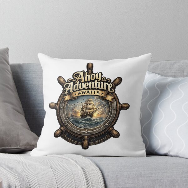Item preview, Vintage Sailing Ship – Nautical Ocean Adventure Design designed and sold by Aimetoi.