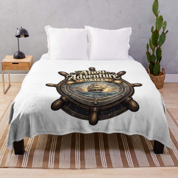 Item preview, Vintage Sailing Ship – Nautical Ocean Adventure Design designed and sold by Aimetoi.