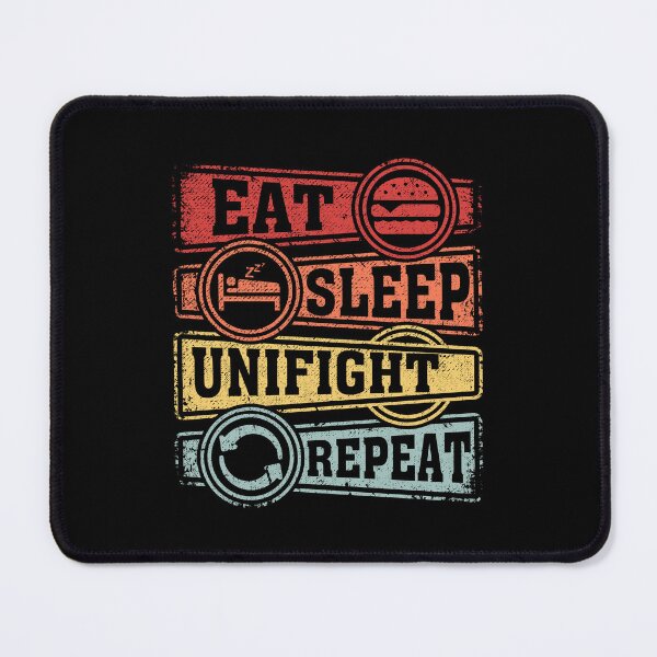 Item preview, Eat Sleep Unifight Repeat designed and sold by GabbyKash.