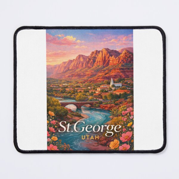 Item preview, St George Utah Zion Snow Canyon Red Cliffs Desert Canyon Gateway designed and sold by Aryabek.