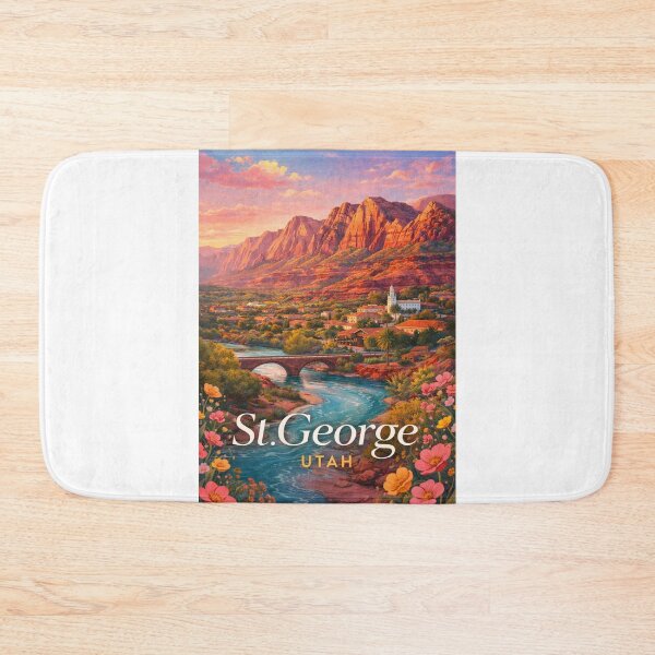 Item preview, St George Utah Zion Snow Canyon Red Cliffs Desert Canyon Gateway designed and sold by Aryabek.