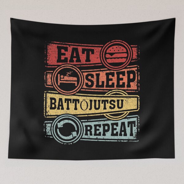 Item preview, Eat Sleep Battōjutsu Repeat designed and sold by GabbyKash.