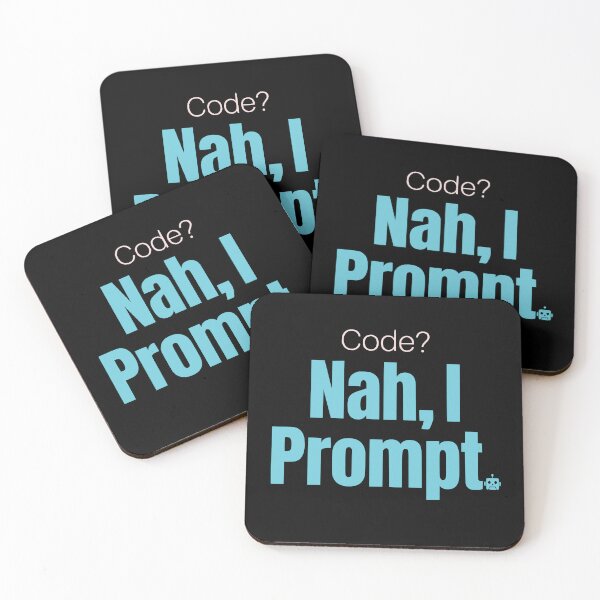 Item preview, Code Nah I Prompt Funny AI Prompt Engineer Gift designed and sold by Ixnor.
