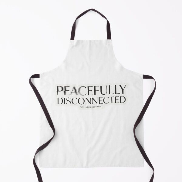 Item preview, Peacefully Disconnected Sticker, Calm Minimalist Typography Aesthetic Sticker, Mental Health Wellness Laptop Decal designed and sold by designerr23 ⭐⭐⭐⭐⭐.