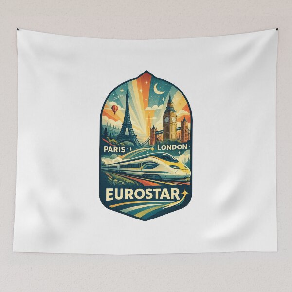 Item preview, Eurostar Paris London Channel Tunnel St Pancras Gare du Nord Rail Corridor designed and sold by Aryabek.