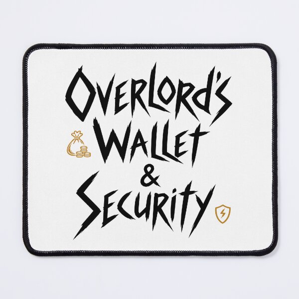 Item preview, Overlord's Wallet & Security: Funny Dad & Mom Parenting Art designed and sold by MalisoStickers.