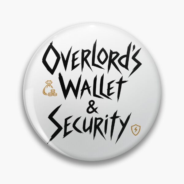 Item preview, Overlord's Wallet & Security: Funny Dad & Mom Parenting Art designed and sold by MalisoStickers.