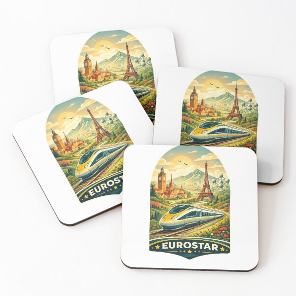 Item preview, Eurostar London Paris Brussels Channel Tunnel Continental Rail Journey designed and sold by Aryabek.