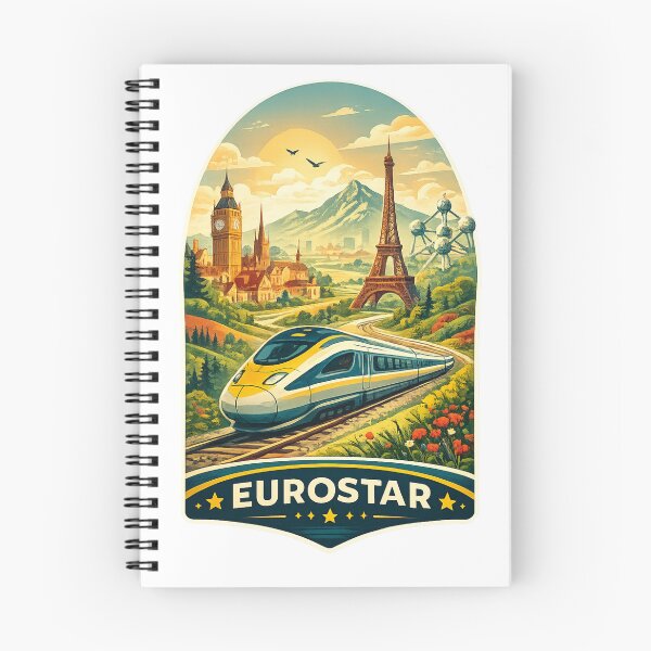 Item preview, Eurostar London Paris Brussels Channel Tunnel Continental Rail Journey designed and sold by Aryabek.