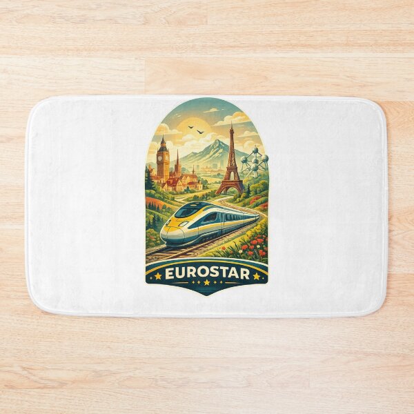 Item preview, Eurostar London Paris Brussels Channel Tunnel Continental Rail Journey designed and sold by Aryabek.