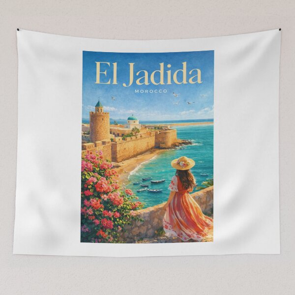 Item preview, El Jadida Morocco Mazagan Portuguese City Atlantic Ramparts Coastal Heritage designed and sold by Aryabek.