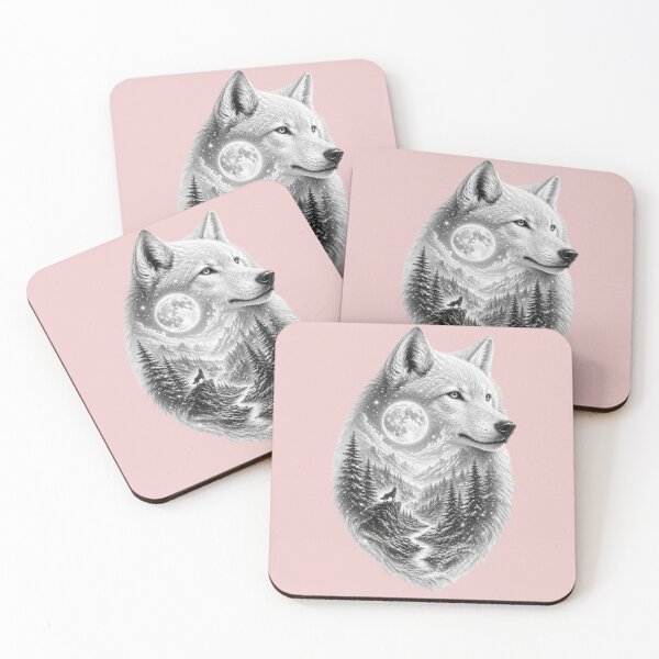 Item preview, Worlds Within Worlds: Celestial Wolf – Ethereal Moon Edition designed and sold by sunbowjp stadio.