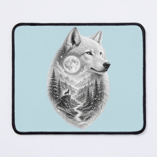Item preview, Worlds Within Worlds: Celestial Wolf – Ethereal Moon Edition designed and sold by sunbowjp stadio.
